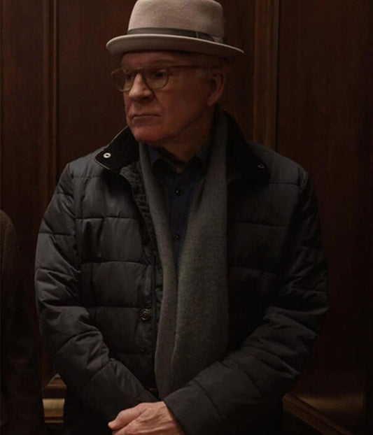 Charles-Haden Savage Only Murders in the Building Black Puffer Jacket