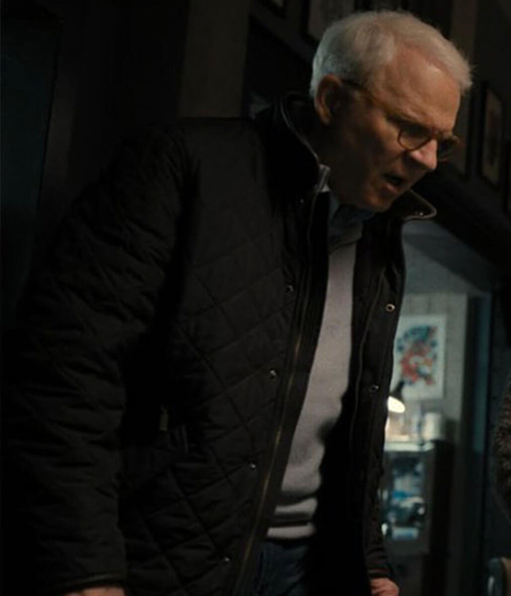 Charles-Haden Savage Only Murders in the Building Black Quilted Jacket