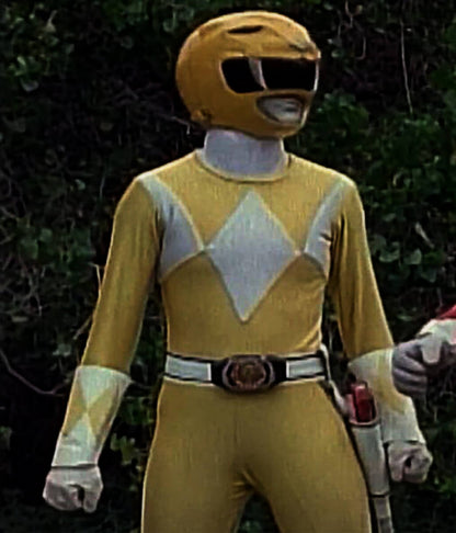 Charlie Kersh MMPR Once & Always Yellow Faux Leather Jacket