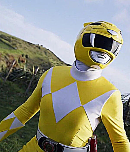 Charlie Kersh MMPR Once & Always Yellow Faux Leather Jacket