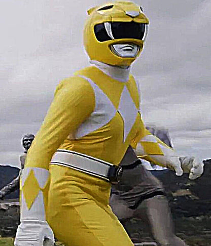 Charlie Kersh MMPR Once & Always Yellow Faux Leather Jacket