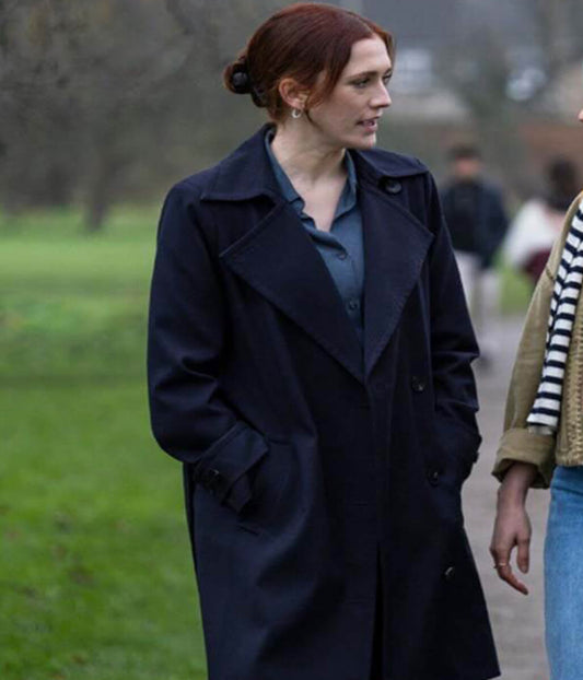 Charlotte Ritchie Code Of Silence 2025 Ashleigh Francis Blue Coat