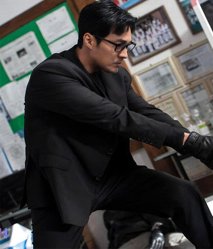 Chief Kim Agent Kim Reactivated S01 Black Cotton Blazer