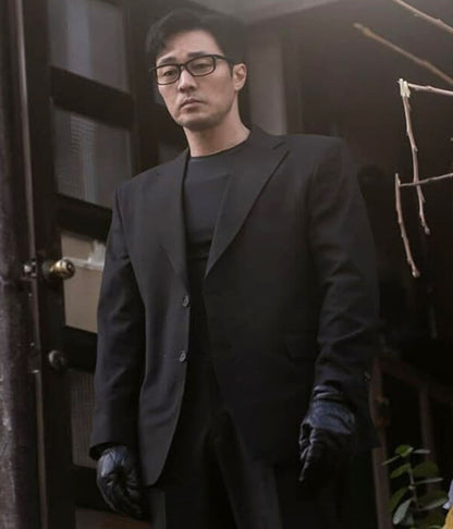 Chief Kim Agent Kim Reactivated S01 Black Cotton Blazer