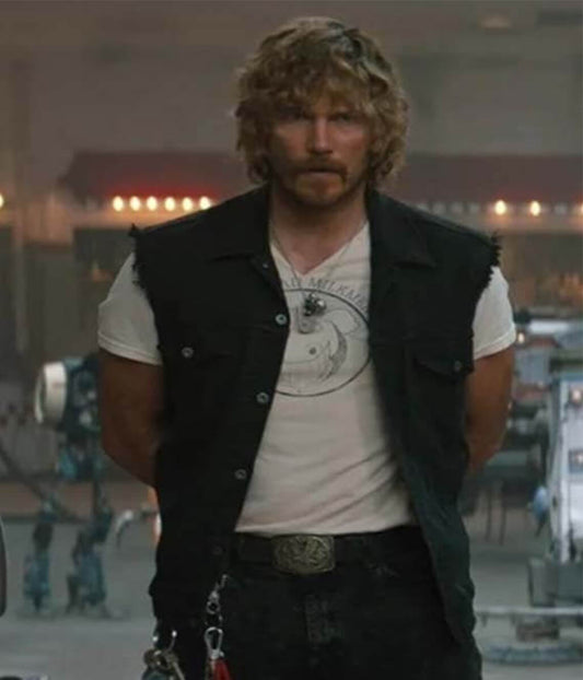 Chris Pratt The Electric State 2025 Keats Cotton Vest