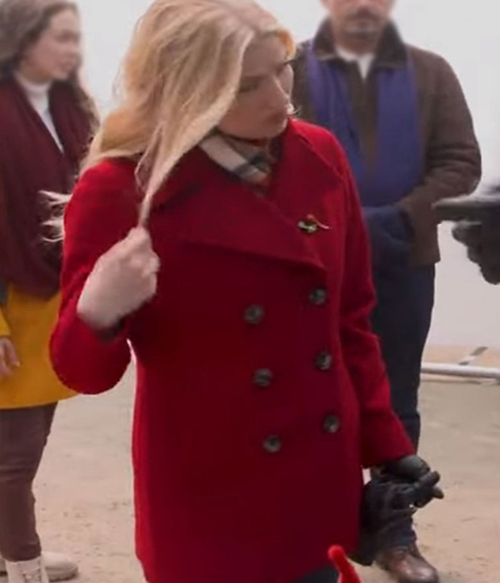 Christmas On Windmill Way Christa Taylor Brown Wool Coat