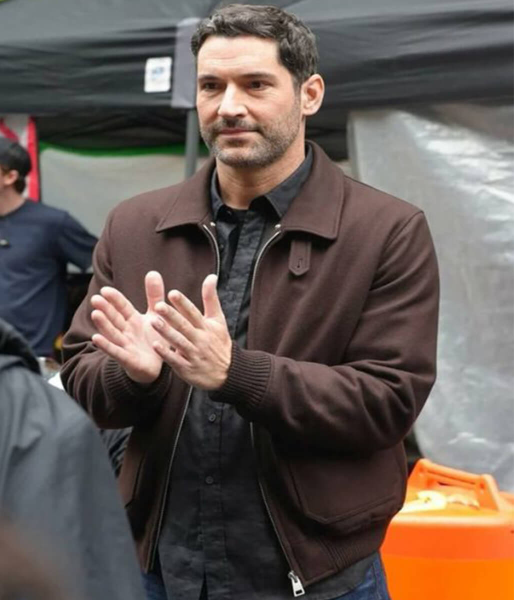 CIA 2026 Tom Ellis Brown Wool Jacket