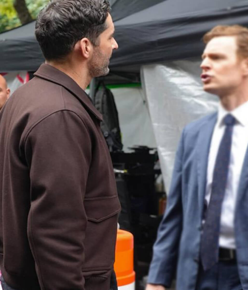 CIA 2026 Tom Ellis Brown Wool Jacket