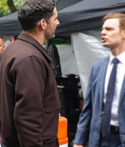 CIA 2026 Tom Ellis Brown Wool Jacket