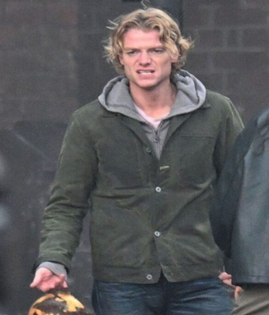 Clayface 2026 Tom Rhys Harries Green Cotton Jacket