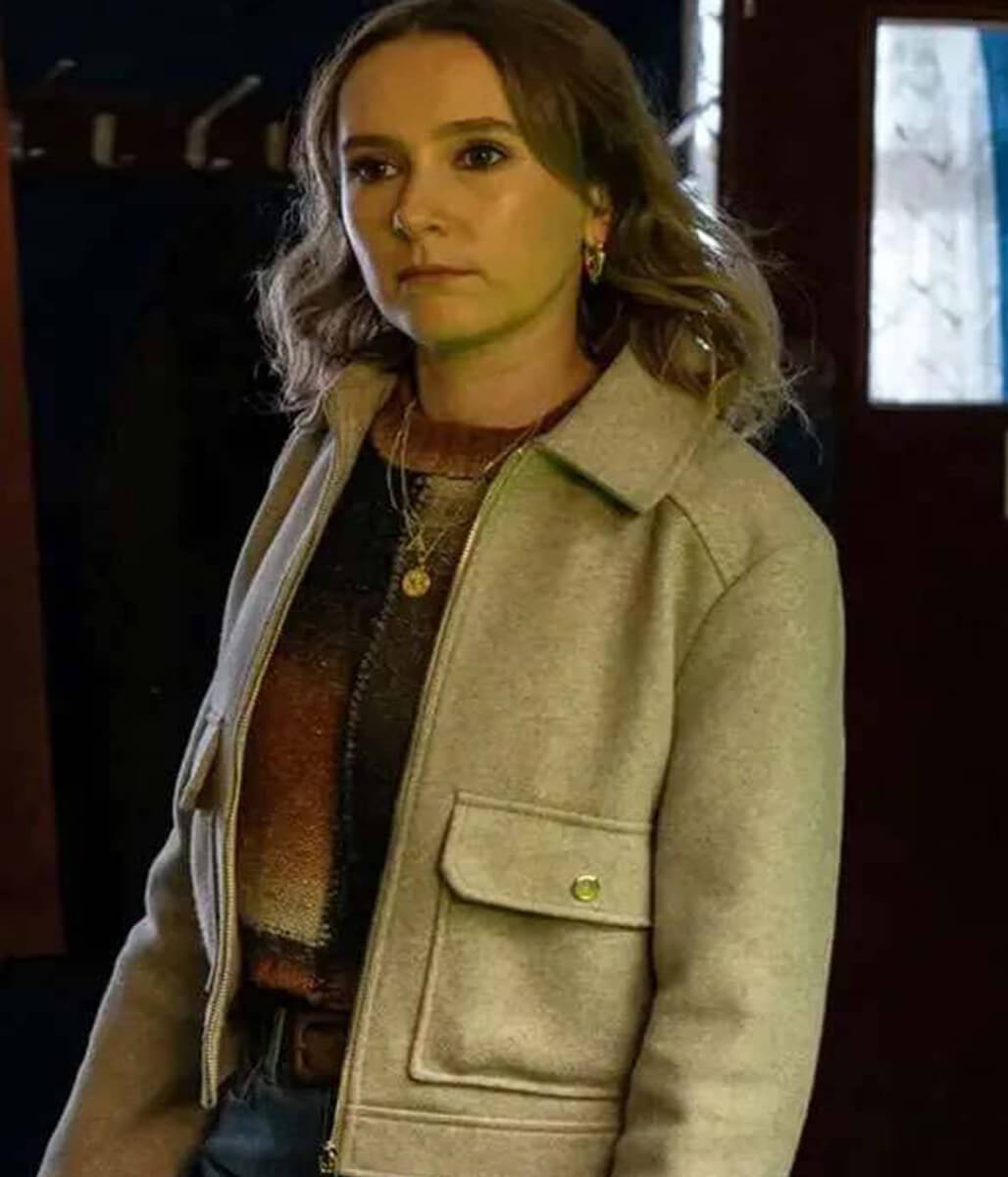 Code of Silence 2025 Alison Brooks Grey Wool Jacket