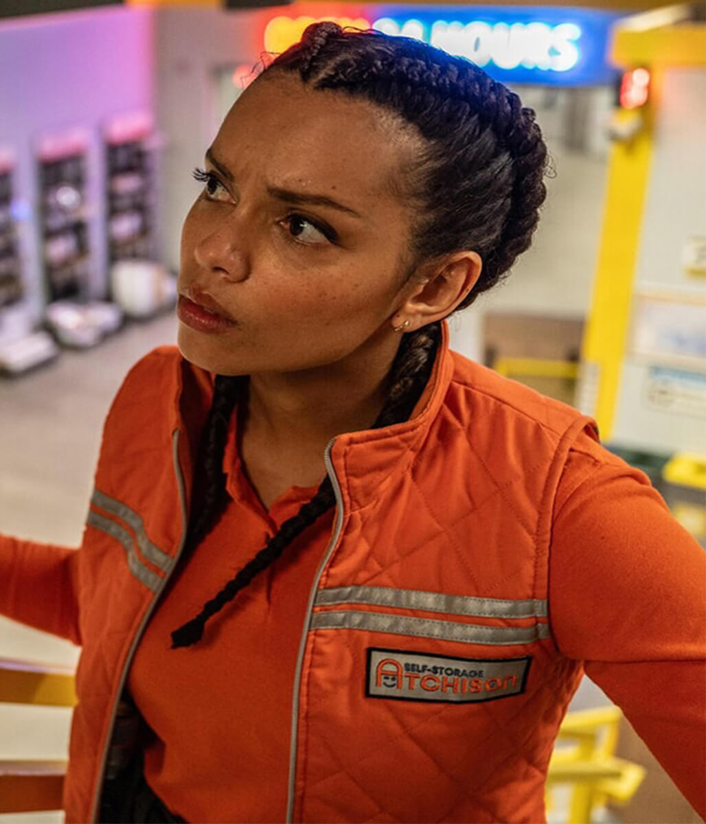 Cold Storage 2026 Georgina Campbell Orange Vest