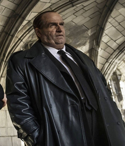 Colin Farell The Penguin 01 Black Trench Coat