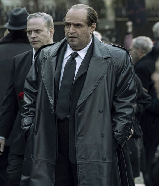 Colin Farell The Penguin 01 Black Trench Coat