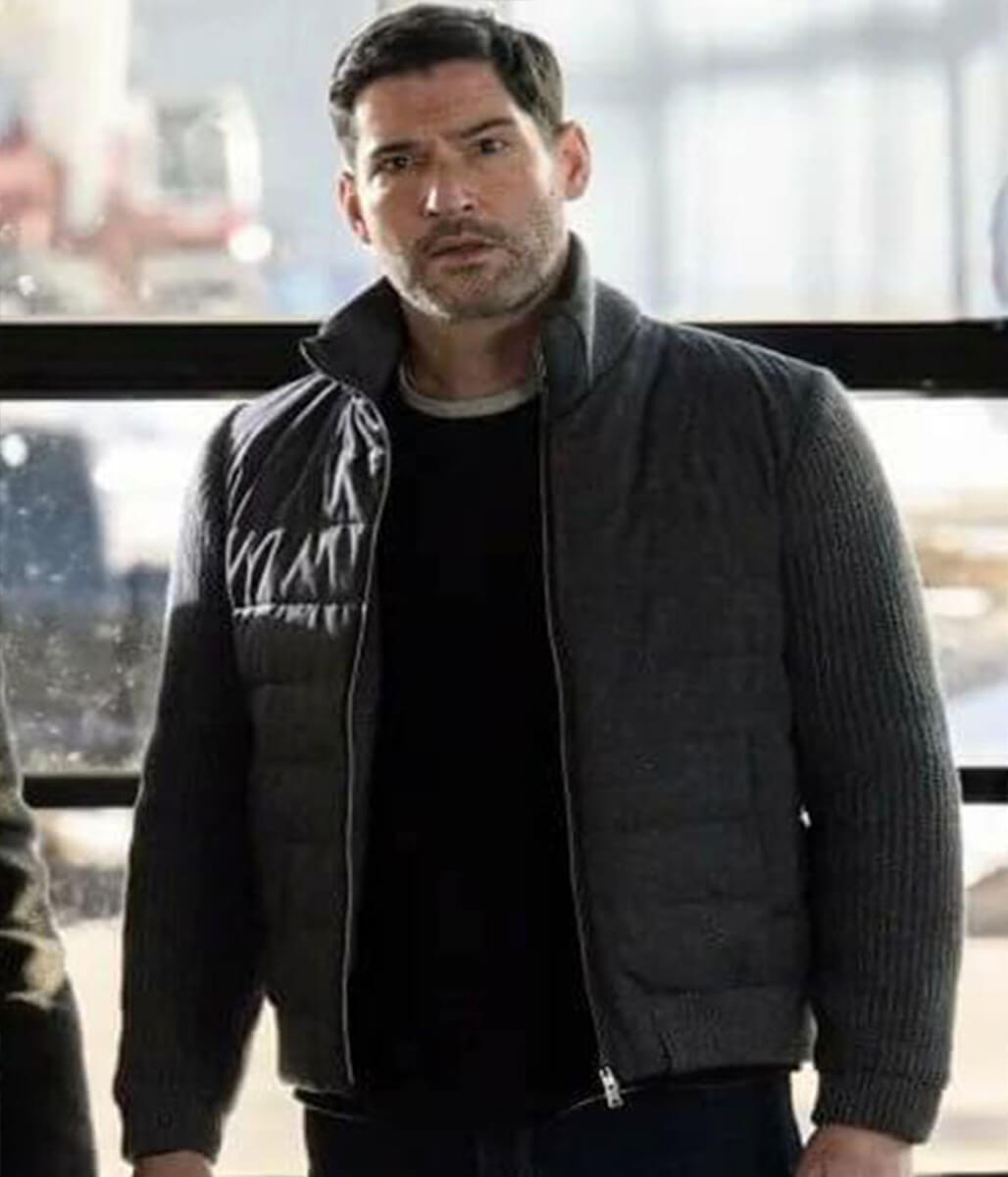 Colin Glass CIA Season 01 Grey Polyester Jacket