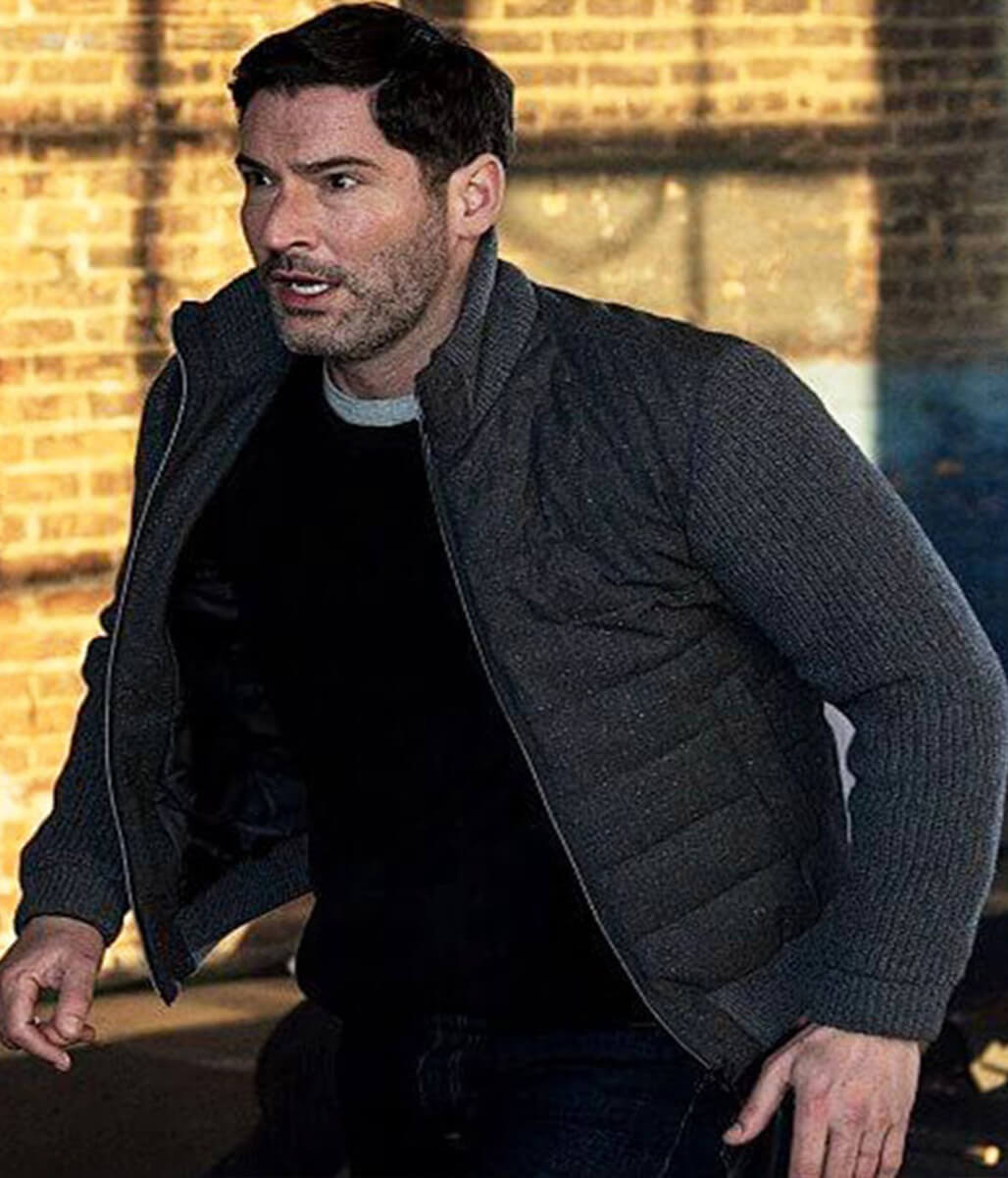 Colin Glass CIA Season 01 Grey Polyester Jacket