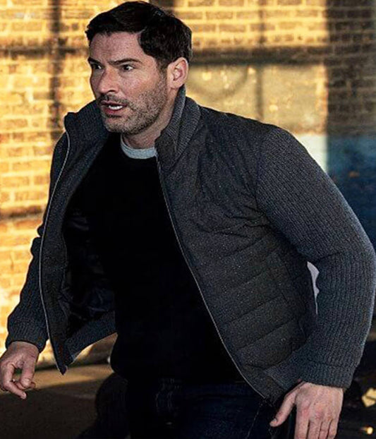 Colin Glass CIA Season 01 Grey Polyester Jacket