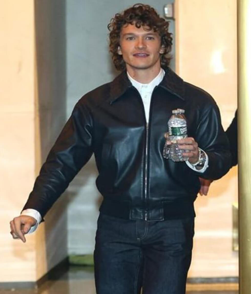 Connor Storrie NYC 2026 Black Leather Jacket