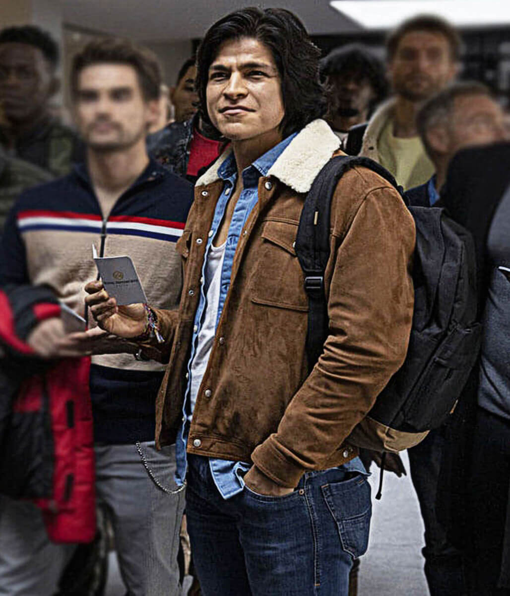Dani Rojas Ted Lasso S2 Brown Suede Jacket