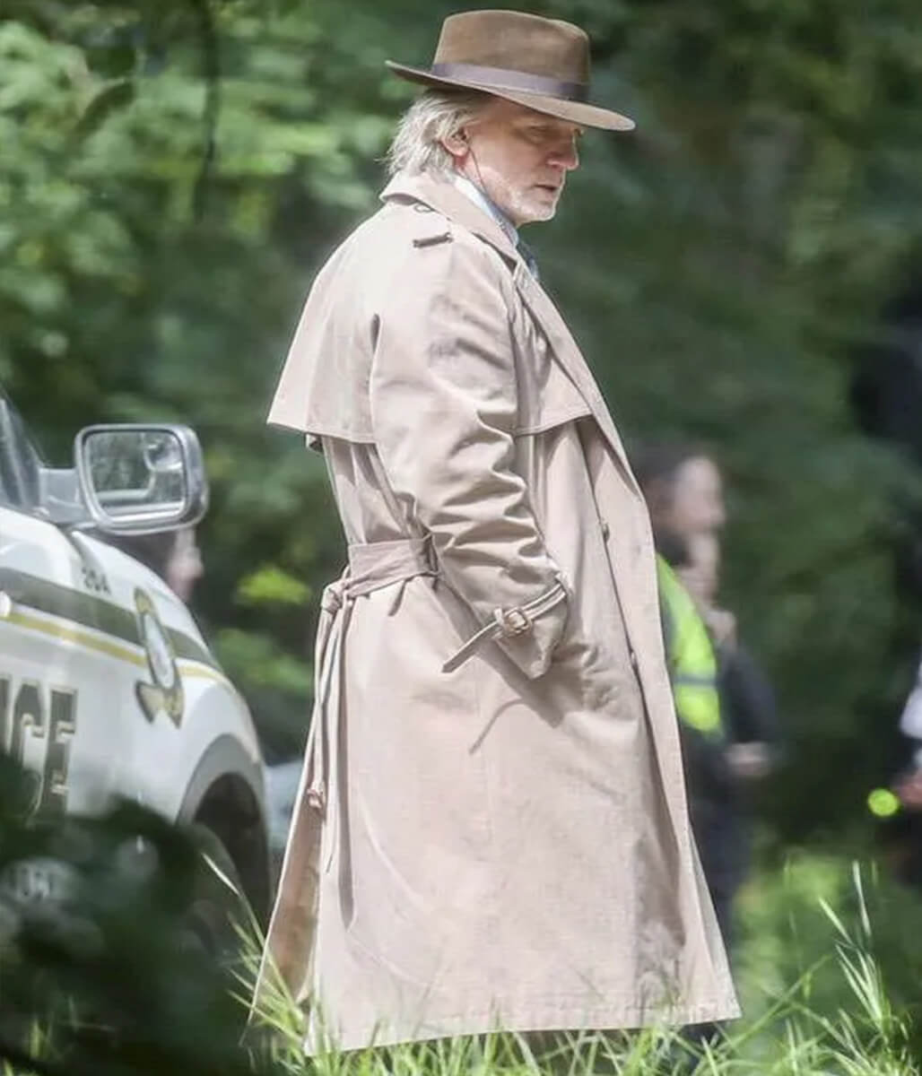 Daniel Craig Wake Up Dead Man 2025 Beige Coat