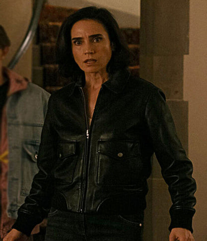 Daniela Dessen Dark Matter S01 Black Leather Jacket
