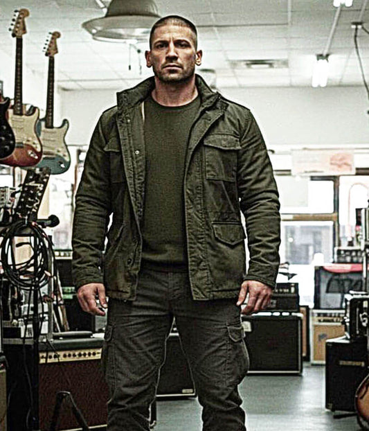 Daredevil S02 Frank Castle Green Military Jacket