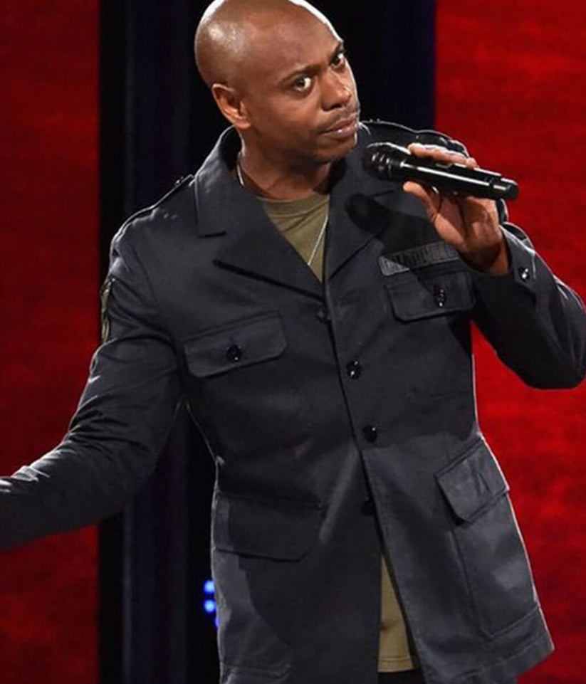 Dave Chappelle Black Cotton Jacket