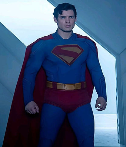David Corenswet Superman 2025 Costume Leather Jacket