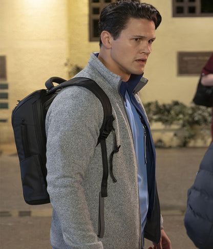 David Gridley Scrubs S01 Grey Wool Jacket