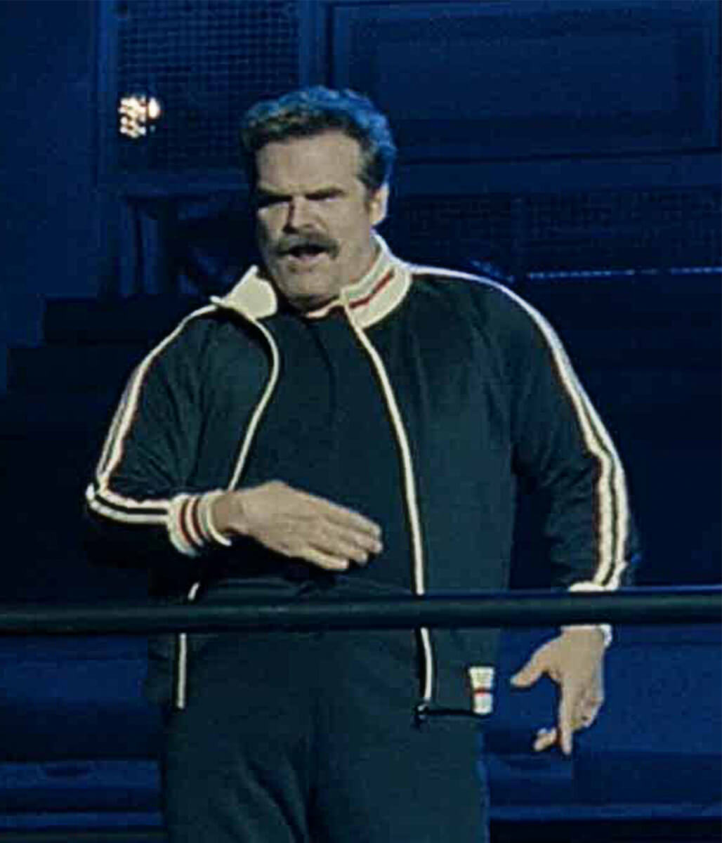 David Harbour DTFU St Louis S01 Blue Track Jacket