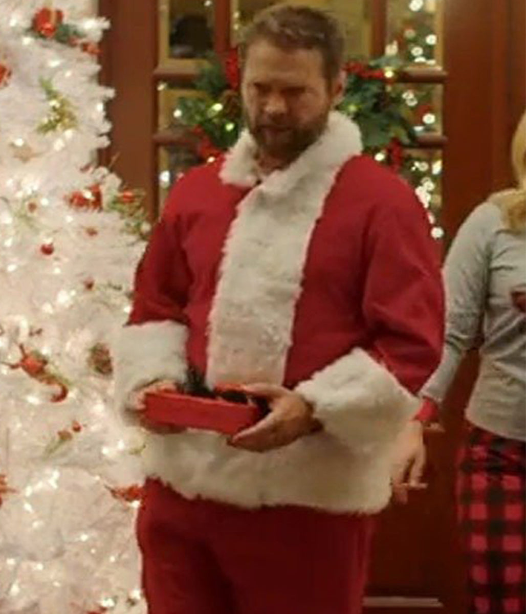 Dear Christmas Jason Priestley Red Santa Wool Jacket