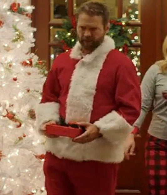 Dear Christmas Jason Priestley Red Santa Wool Jacket