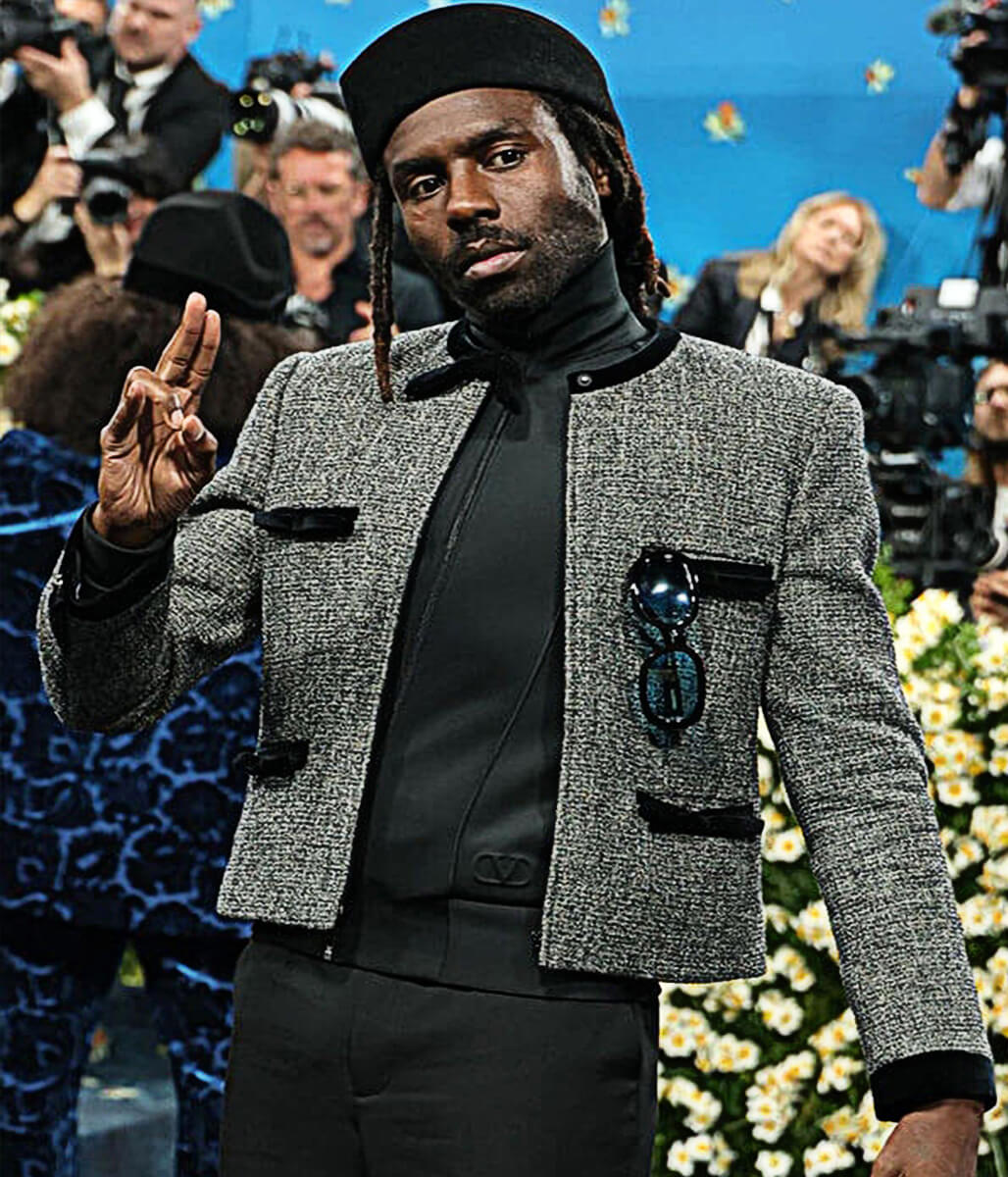 Den Hynes Met Gala 2026 Grey Tweed Jacket