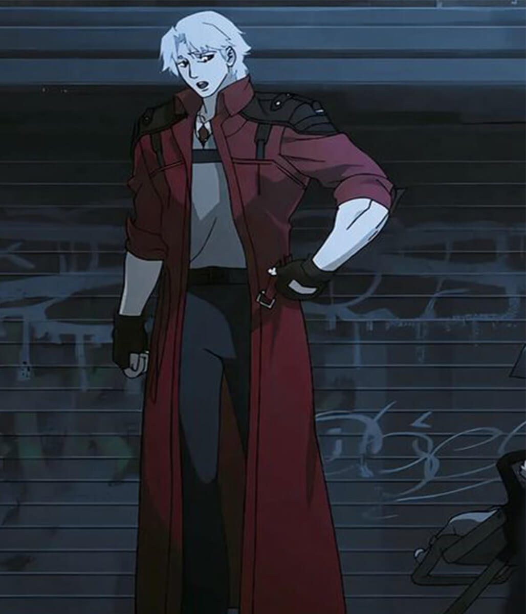 Devil May Cry 2025 Dante Red Trench Coat
