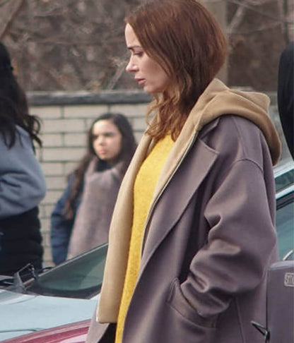 Disclosure Day 2026 Margaret Fairchild Purple Wool Coat