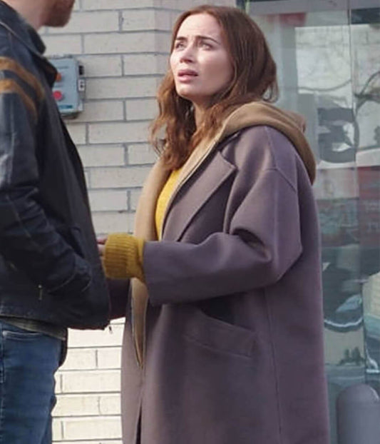 Disclosure Day 2026 Margaret Fairchild Purple Wool Coat