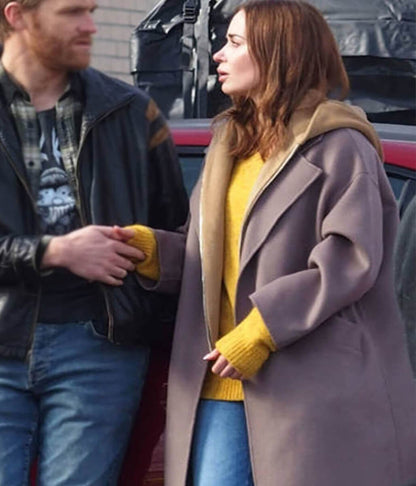 Disclosure Day 2026 Margaret Fairchild Purple Wool Coat
