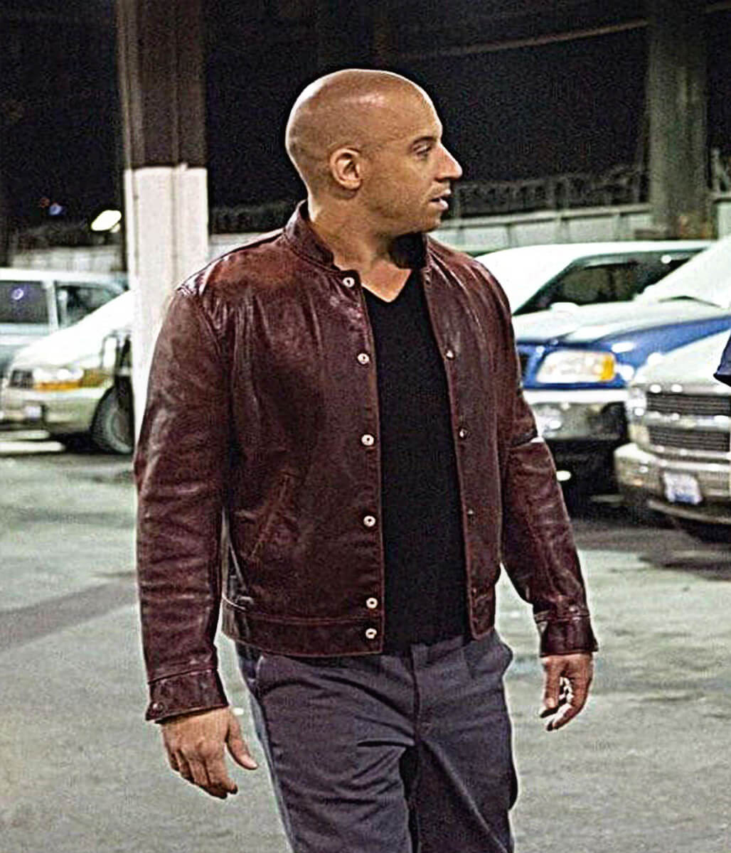Dominic Toretto Fast & Furious Brown Leather Jacket