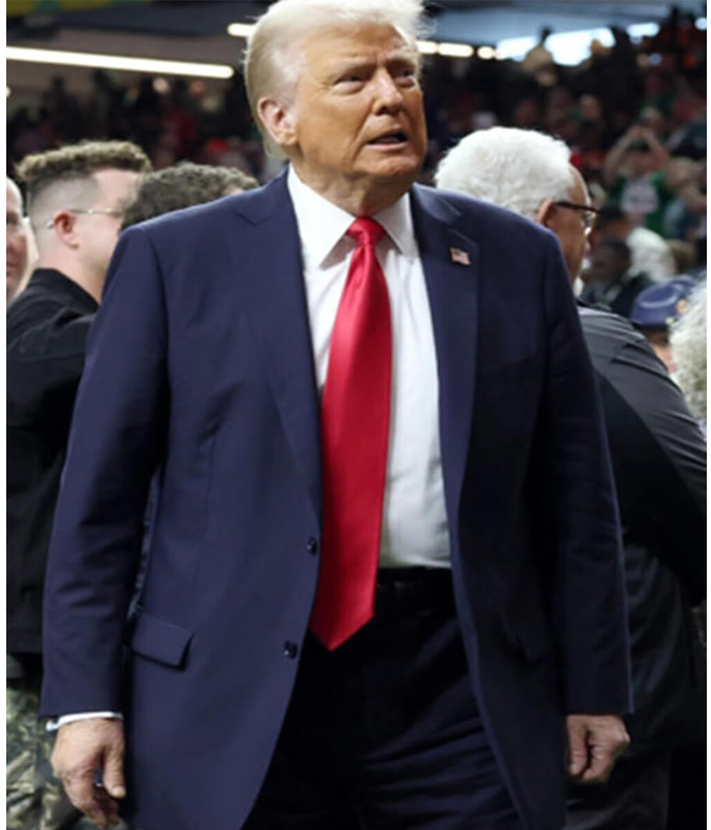 Donald Trump Super Bowl Blue Blazer