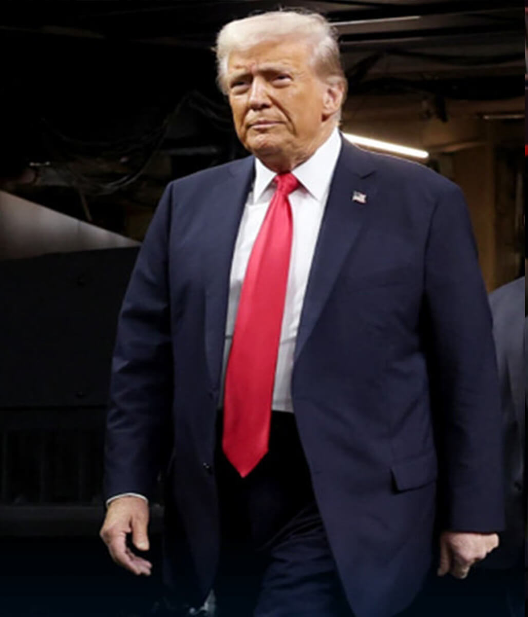 Donald Trump Super Bowl Blue Blazer