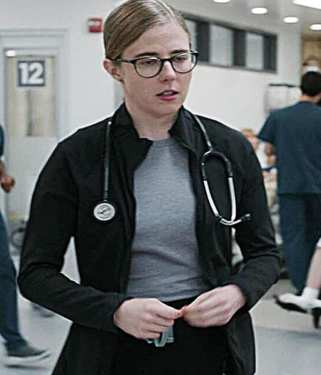 Dr Melissa The Pitt S01 Black Cotton Jacket