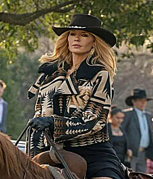 Dutton Ranch 2026 Beth Dutton Aztec Print Jacket