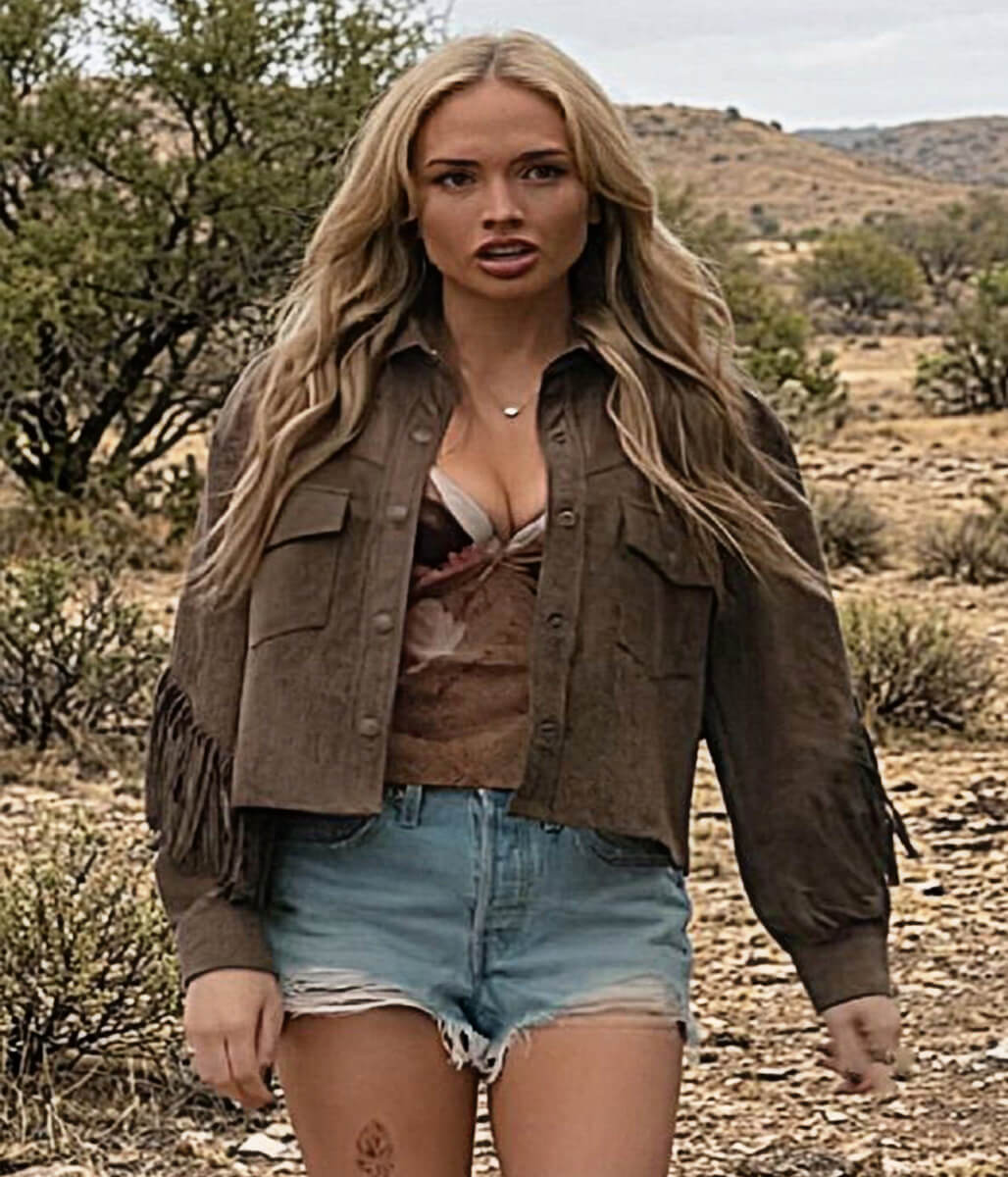 Dutton Ranch Oreana Jackson Brown Fringe Jacket