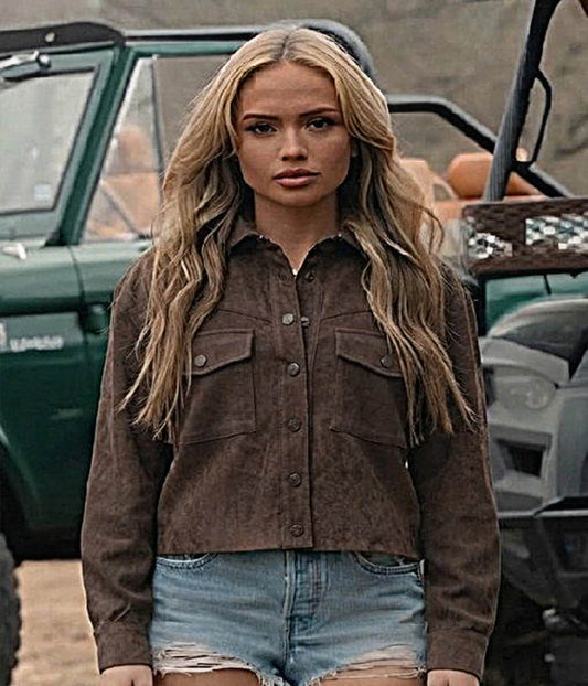 Dutton Ranch Oreana Jackson Brown Fringe Jacket