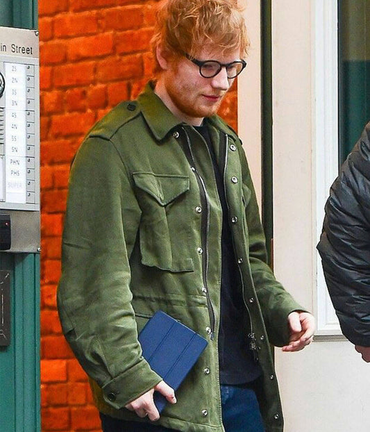 Ed Sheeran Green Cotton Jacket