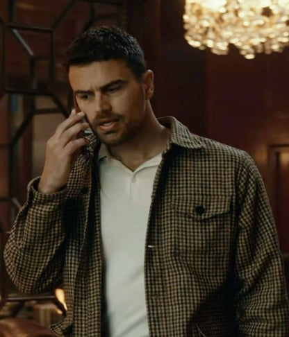 Eddie Halstead Theo James The Gentlemen Brown Jacket