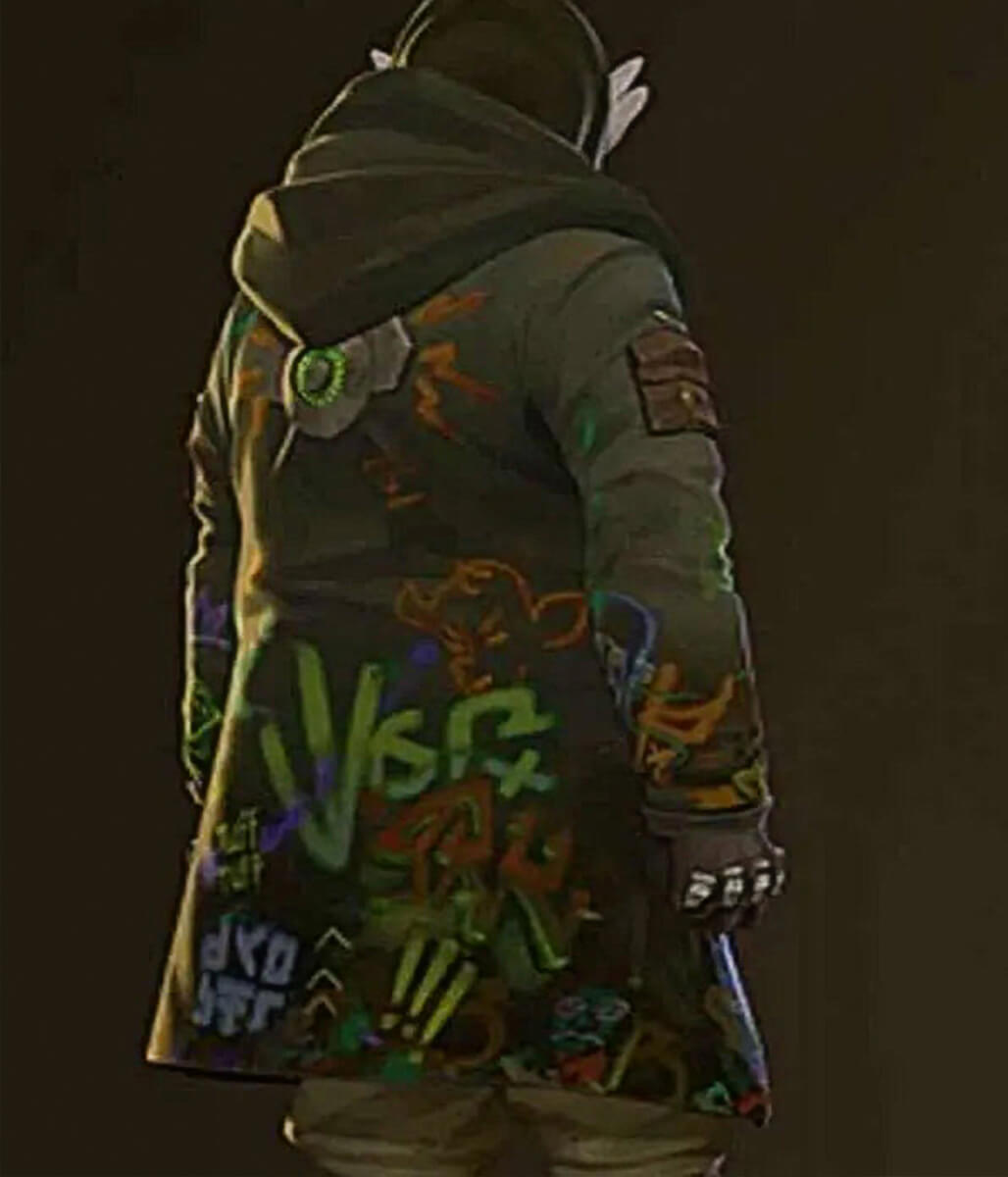 Ekko Arcane Green Hooded Jacket