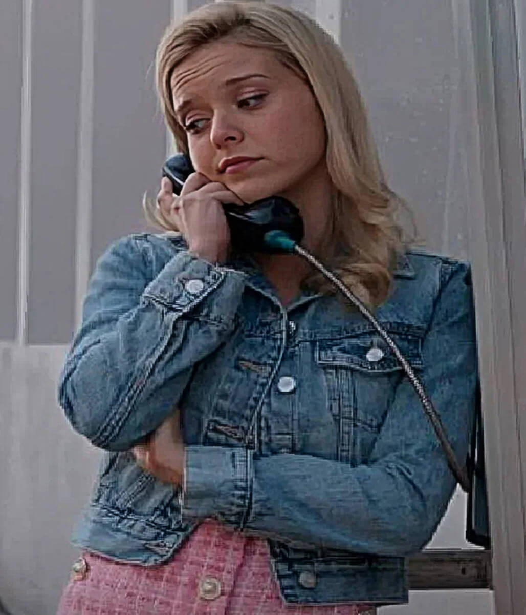 Elle 2026 Lexi Minetree Blue Denim Jacket