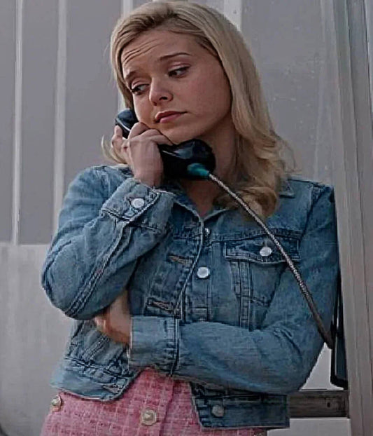 Elle 2026 Lexi Minetree Blue Denim Jacket