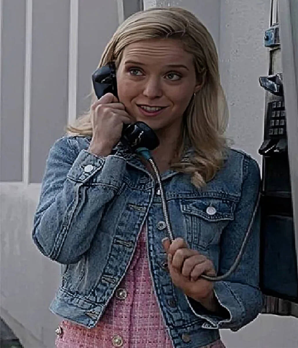 Elle 2026 Lexi Minetree Blue Denim Jacket